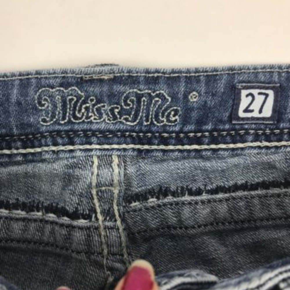 Miss Me Womens Sz 27 Distressed Boyfriend SOLD - Picture 4 of 8